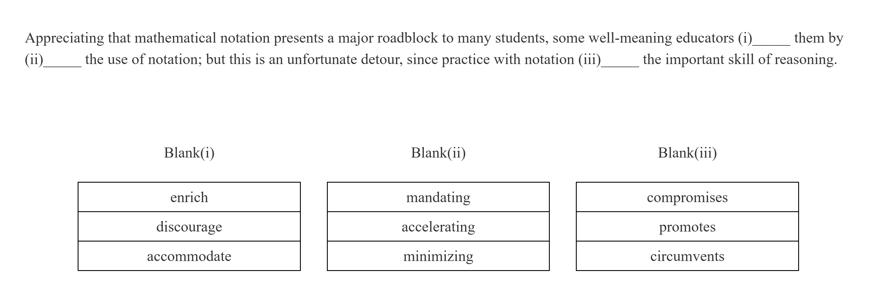 KMF Comprehensive set of mathematics questions after the reform